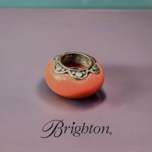 Brighton Primavera pink orange Spacer Bead